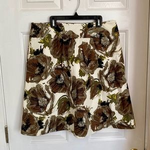 J. Crew Floral Skirt, Size 14